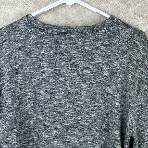 MADEWELL Heathered Gray Sweater Bishop Sleeves Medium Minimalist - Picture 10 of 13